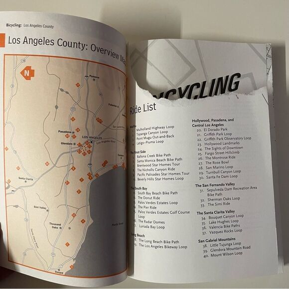 Bicycling: A Guide to Great Road Bike Rides in L.A. Patrick Brady Paperback GUC - Picture 3 of 9